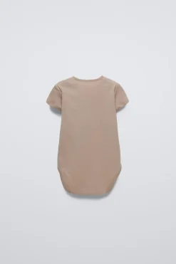 Niños ZARA 1½ - 6 Años·Ropa Interior / Calcetines|1½ - 6 Años·Ropa Interior / Calcetines<PACK CINCO BODIES TOSTADOS