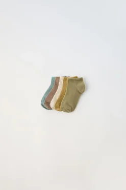 Niños ZARA 1½ - 6 Años·Ropa Interior / Calcetines|6 - 14 Años·Ropa Interior / Calcetines<PACK CINCO CALCETINES BAJOS