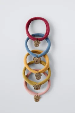 Niños ZARA 1½ - 6 Años·Licencias|1½ - 6 Años·Accesorios<PACK CINCO COLETEROS MICKEY AND MINNIE MOUSE © DISNEY