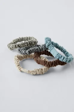 Niños ZARA 1½ - 6 Años·Accesorios|6 - 14 Años·Accesorios<PACK CINCO GOMAS ANIMAL PRINT