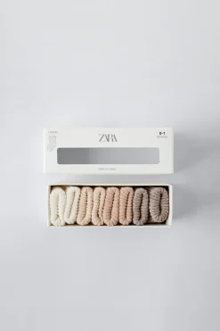 Niños ZARA 0 - 6 Meses·Ropa Interior / Pijamas|0 - 6 Meses·Básicos<PACK CUATRO CALCETINES COLORES