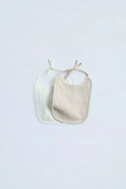 Niños ZARA 0 - 6 Meses·Homewear|0 - 6 Meses·Básicos<PACK DOS BABEROS ESTRUCTURA PUNTILLA