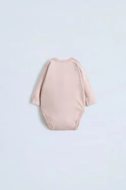 Niños ZARA 0 - 6 Meses·Bodies / Camisas|0 - 6 Meses·Ropa Interior / Pijamas<PACK DOS BODIES CUELLO KIMONO CAJITA