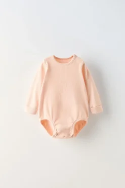 Niños ZARA 0 - 6 Meses·Bodies / Camisas|0 - 6 Meses·Ropa Interior / Pijamas<PACK DOS BODIES RIB AJUSTABLES