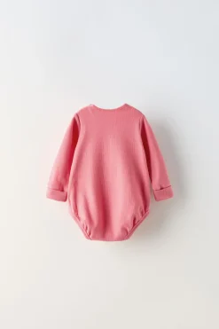 Niños ZARA 0 - 6 Meses·Bodies / Camisas|0 - 6 Meses·Ropa Interior / Pijamas<PACK DOS BODIES RIB AJUSTABLES