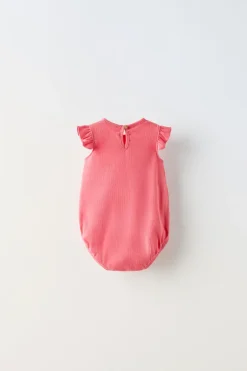 Niños ZARA 0 - 6 Meses·Bodies / Camisas|0 - 6 Meses·Ropa Interior / Pijamas<PACK DOS BODIES VOLANTES