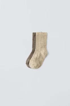 Niños ZARA 1½ - 6 Años·Ropa Interior / Calcetines|6 - 14 Años·Ropa Interior / Calcetines<PACK DOS CALCETIN PUNTO