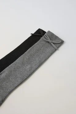 Niños ZARA 1½ - 6 Años·Ropa Interior / Calcetines|6 - 14 Años·Ropa Interior / Calcetines<PACK DOS CALCETINES ALTOS LAZO