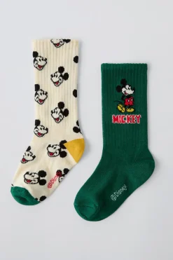 Niños ZARA 1½ - 6 Años·Licencias|1½ - 6 Años·Ropa Interior / Calcetines<PACK DOS CALCETINES MICKEY MOUSE © DISNEY