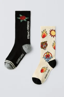 Niños ZARA 6 - 14 Años·Ropa Interior / Calcetines<PACK DOS CALCETINES X RICARDO CAVOLO