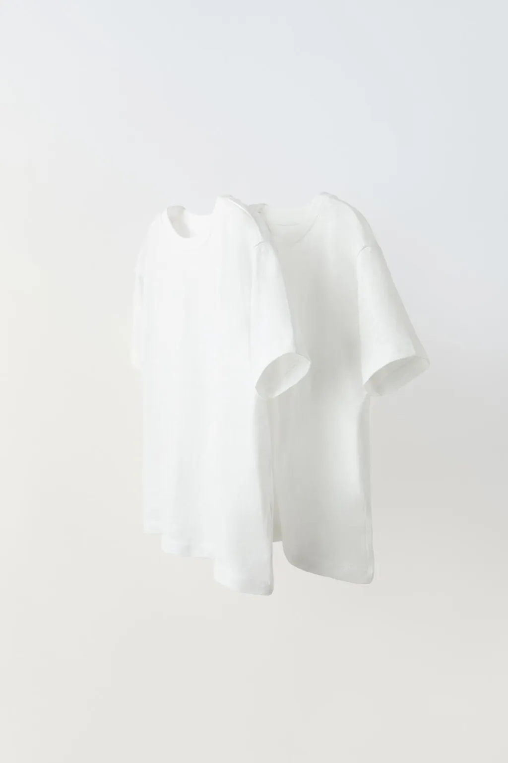 Niños ZARA 6 - 14 Años·Camisetas<PACK DOS CAMISETAS FLAMÉ LISAS