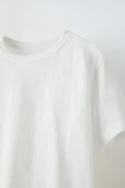 Niños ZARA 6 - 14 Años·Camisetas<PACK DOS CAMISETAS FLAMÉ LISAS