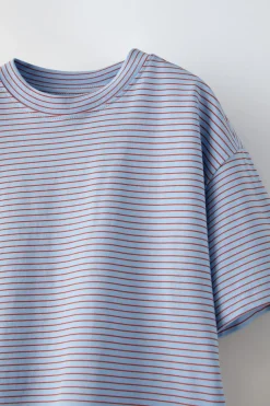 Niños ZARA 6 - 14 Años·Camisetas<PACK DOS CAMISETAS LISAS Y RAYAS