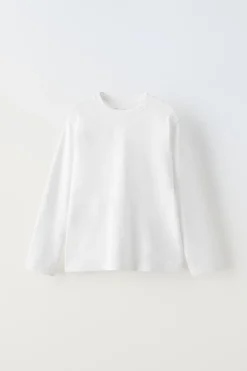 Niños ZARA 6 - 14 Años·Camisetas<PACK DOS CAMISETAS LISAS MANGA LARGA