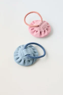 Niños ZARA 1½ - 6 Años·Accesorios|6 - 14 Años·Accesorios<PACK DOS COLETEROS FLOR DENIM