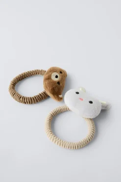 Niños ZARA 1½ - 6 Años·Accesorios|6 - 14 Años·Accesorios<PACK DOS COLETEROS OSITO Y CONEJO