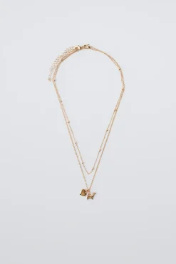 Niños ZARA 1½ - 6 Años·Accesorios|6 - 14 Años·Accesorios<PACK DOS COLLARES CORAZÓN Y PERRO