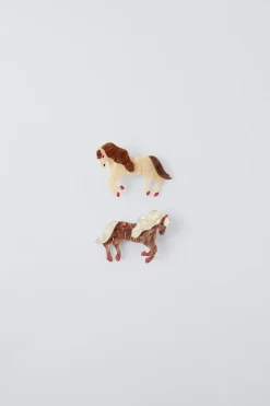 Niños ZARA 1½ - 6 Años·Accesorios|6 - 14 Años·Accesorios<PACK DOS PINZAS CABALLO