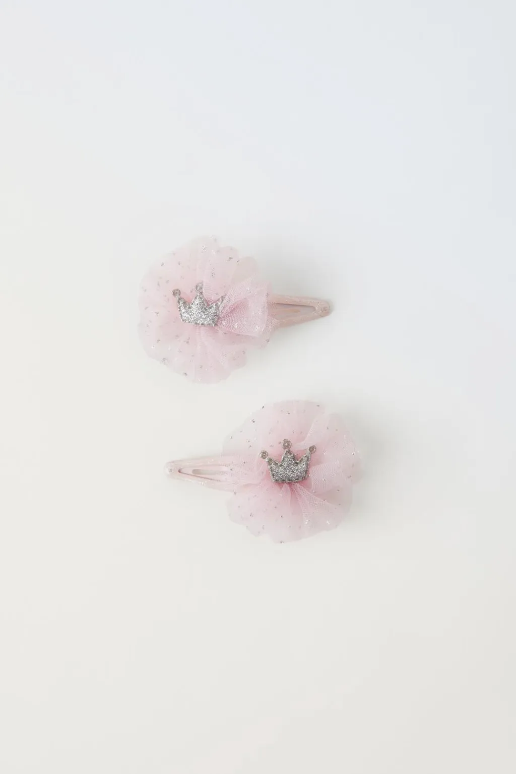 Niños ZARA 1½ - 6 Años·Accesorios|6 - 14 Años·Accesorios<PACK DOS PINZAS TUL CORONA BRILLO