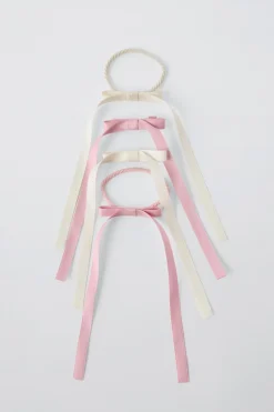 Niños ZARA 1½ - 6 Años·Accesorios|6 - 14 Años·Accesorios<PACK DOS PINZAS Y GOMAS LAZOS