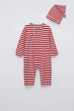 Niños ZARA 0 - 6 Meses·Ropa Interior / Pijamas|0 - 6 Meses·Homewear<PACK PIJAMA Y GORRO RAYAS