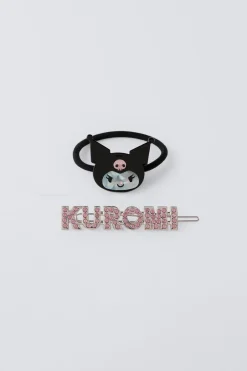 Niños ZARA 1½ - 6 Años·Licencias|1½ - 6 Años·Accesorios<PACK PINZA Y COLETERO KUROMI © SANRIO