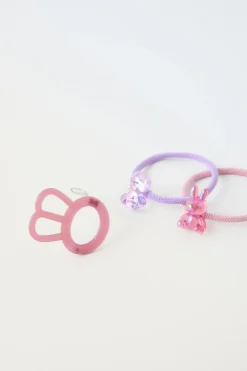 Niños ZARA 1½ - 6 Años·Accesorios|6 - 14 Años·Accesorios<PACK PINZA Y COLETEROS ANIMAL