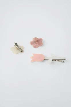 Niños ZARA 1½ - 6 Años·Accesorios|6 - 14 Años·Accesorios<PACK PINZAS TULIPÁN Y FLORES