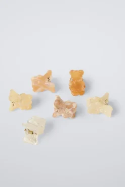 Niños ZARA 1½ - 6 Años·Accesorios|6 - 14 Años·Accesorios<PACK SEIS PINZAS OSITOS