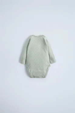 Niños ZARA 0 - 6 Meses·Bodies / Camisas|0 - 6 Meses·Ropa Interior / Pijamas<PACK TRES BODIES KIMONO ESTAMPADO