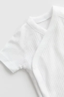 Niños ZARA 0 - 6 Meses·Bodies / Camisas|0 - 6 Meses·Ropa Interior / Pijamas<PACK TRES BODIES KIMONO MANGA CORTA