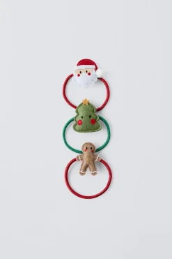 Niños ZARA 1½ - 6 Años·Accesorios|6 - 14 Años·Accesorios<PACK TRES COLETEROS PAPÁ NOEL