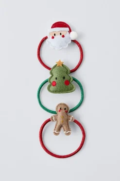 Niños ZARA 1½ - 6 Años·Accesorios|6 - 14 Años·Accesorios<PACK TRES COLETEROS PAPÁ NOEL