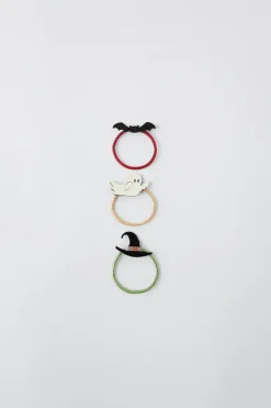 Niños ZARA 1½ - 6 Años·Accesorios|6 - 14 Años·Accesorios<PACK TRES GOMAS BRILLO APLIQUES