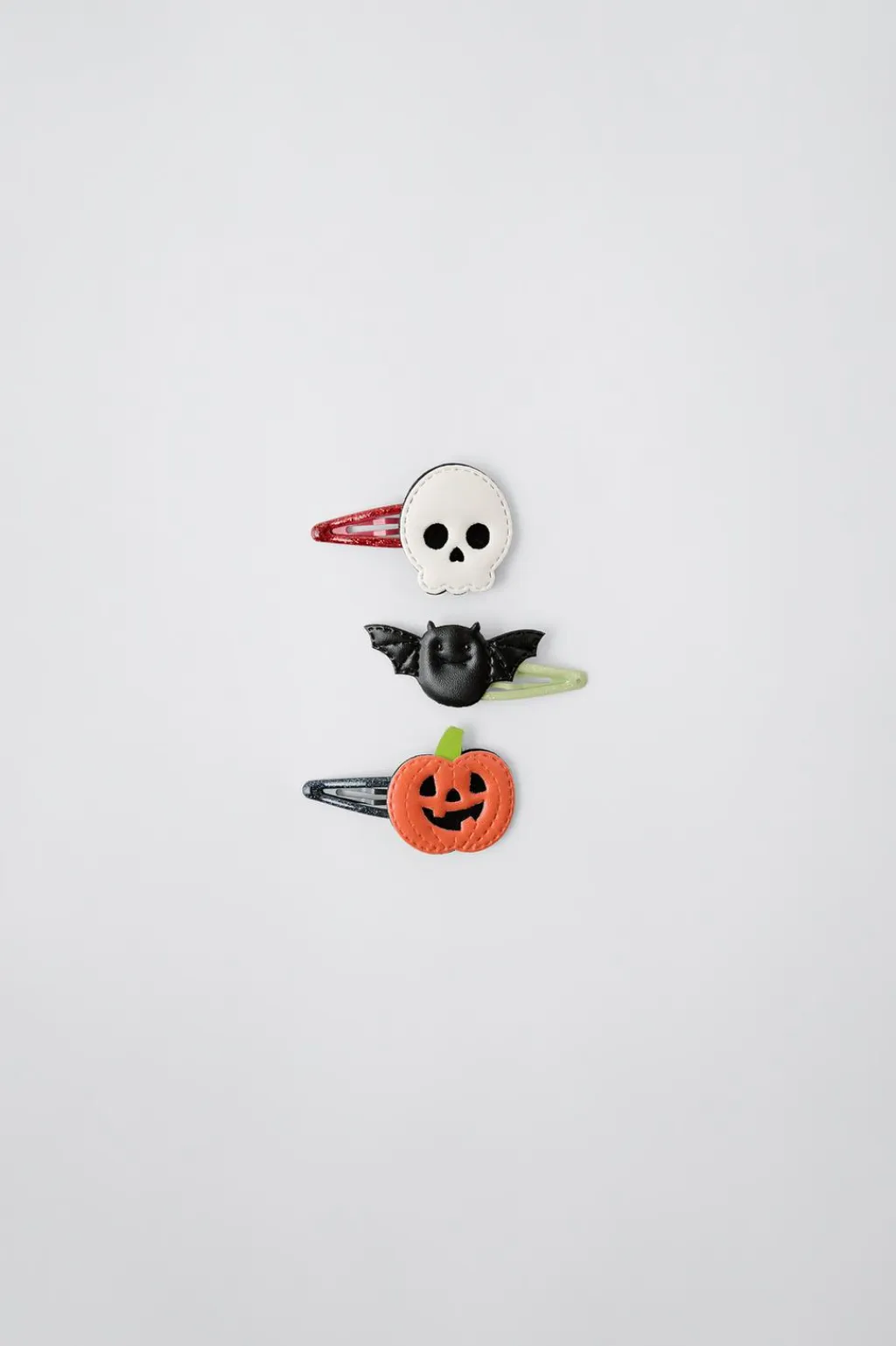 Niños ZARA 1½ - 6 Años·Accesorios|6 - 14 Años·Accesorios<PACK TRES PINZAS CALABAZA, MURCIÉLAGO Y CALAVERA