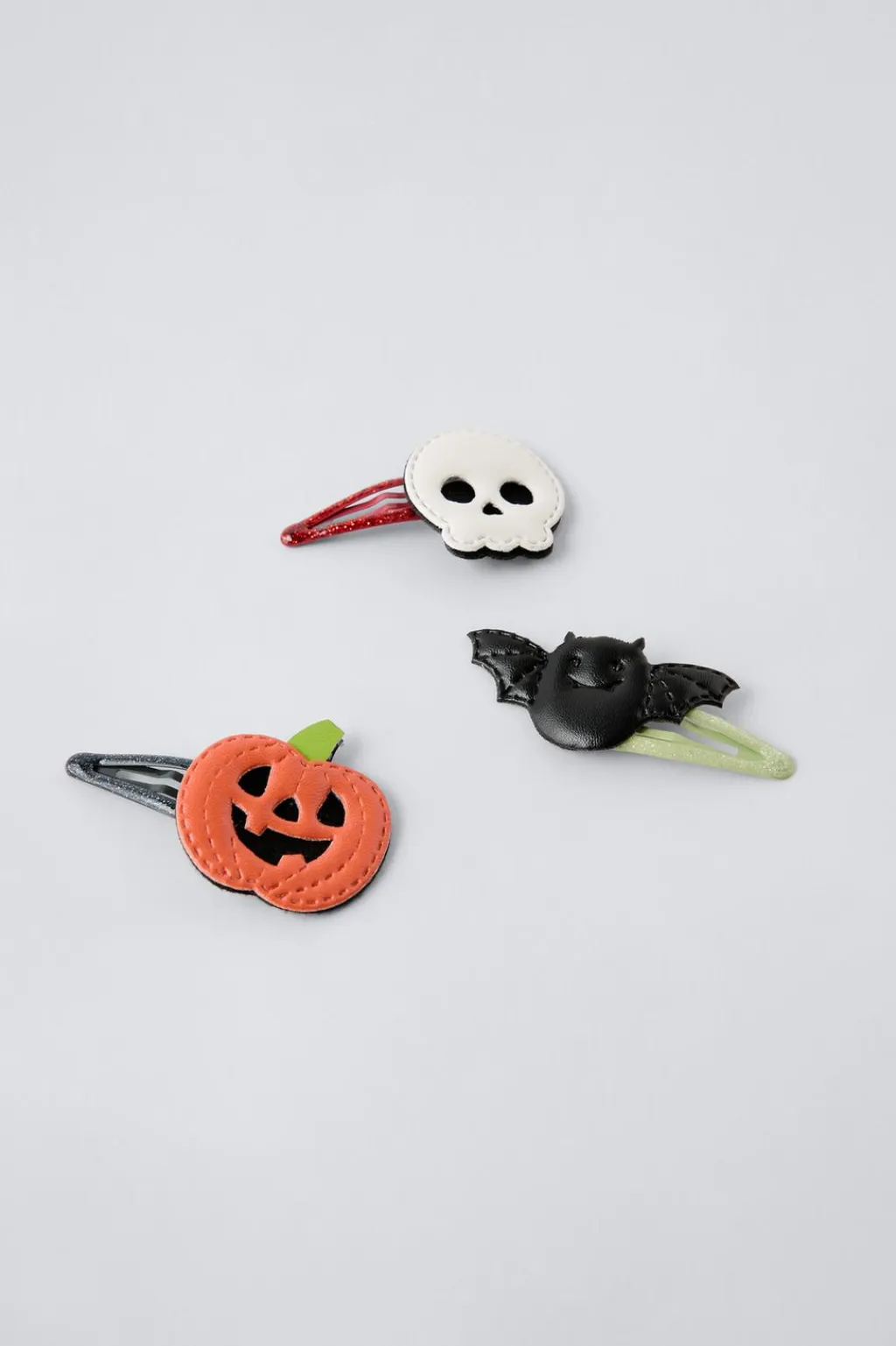 Niños ZARA 1½ - 6 Años·Accesorios|6 - 14 Años·Accesorios<PACK TRES PINZAS CALABAZA, MURCIÉLAGO Y CALAVERA