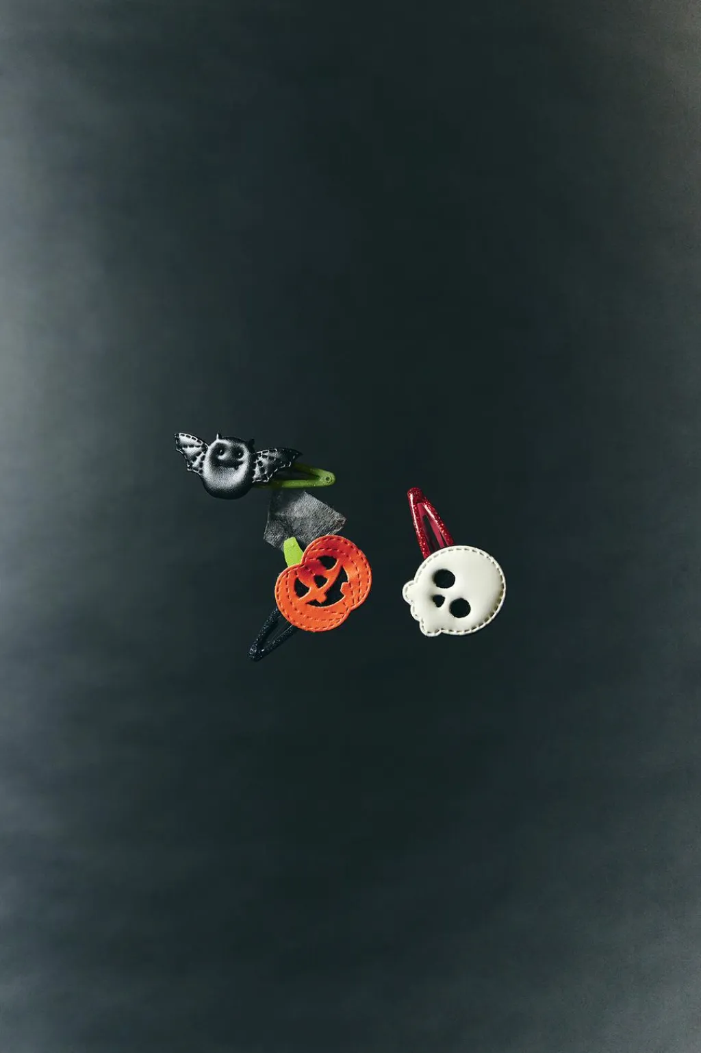 Niños ZARA 1½ - 6 Años·Accesorios|6 - 14 Años·Accesorios<PACK TRES PINZAS CALABAZA, MURCIÉLAGO Y CALAVERA