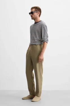 Online PANTALÓN 100% LINO Hombre Pantalones