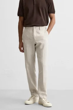 Sale PANTALÓN 100% LINO Hombre Pantalones