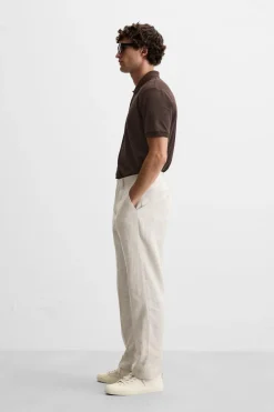 Sale PANTALÓN 100% LINO Hombre Pantalones