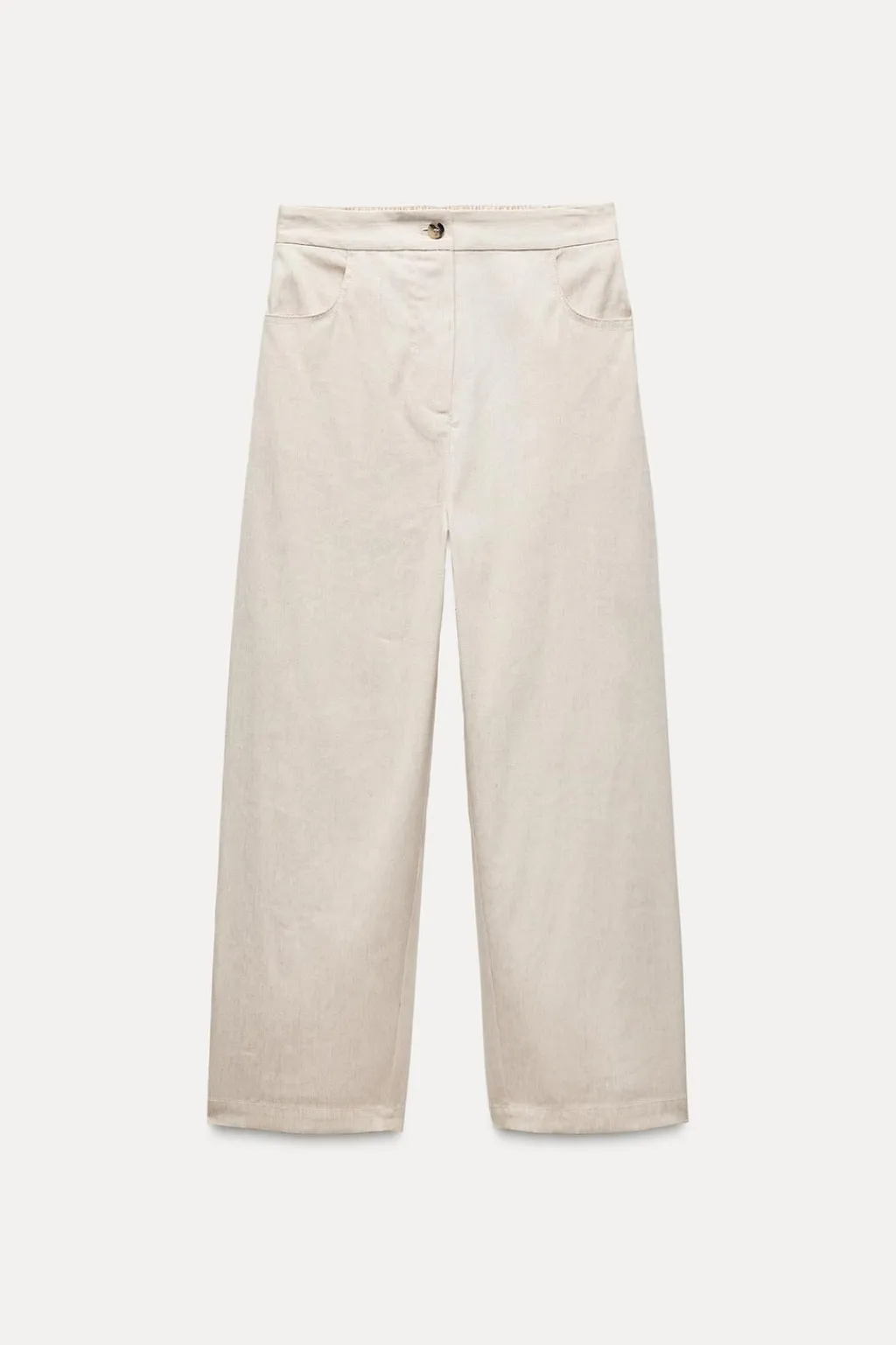 Fashion PANTALÓN ABULLONADO RAYAS ZW COLLECTION Mujer Pantalones