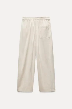 Fashion PANTALÓN ABULLONADO RAYAS ZW COLLECTION Mujer Pantalones