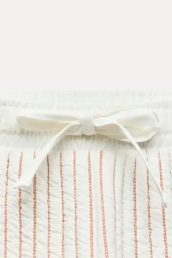 Best PANTALÓN ACOLCHADO RAYAS Mujer Pantalones