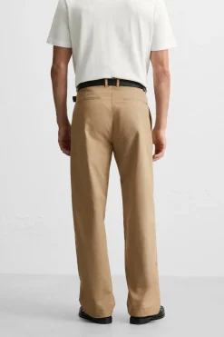 Online PANTALÓN ALGODÓN - LINO PLIEGUES Hombre Pantalones