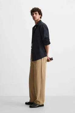 Online PANTALÓN ALGODÓN - LINO PLIEGUES Hombre Pantalones