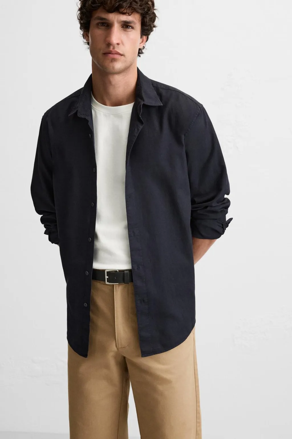 Online PANTALÓN ALGODÓN - LINO PLIEGUES Hombre Pantalones