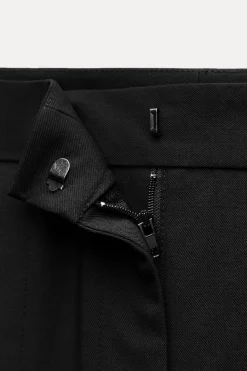 Outlet PANTALÓN ANCHO BAJO ABERTURAS Mujer Pantalones