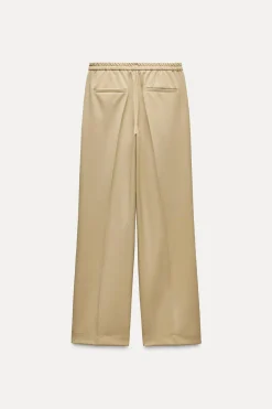 Clearance PANTALÓN ANCHO BANDA LATERAL Mujer Pantalones