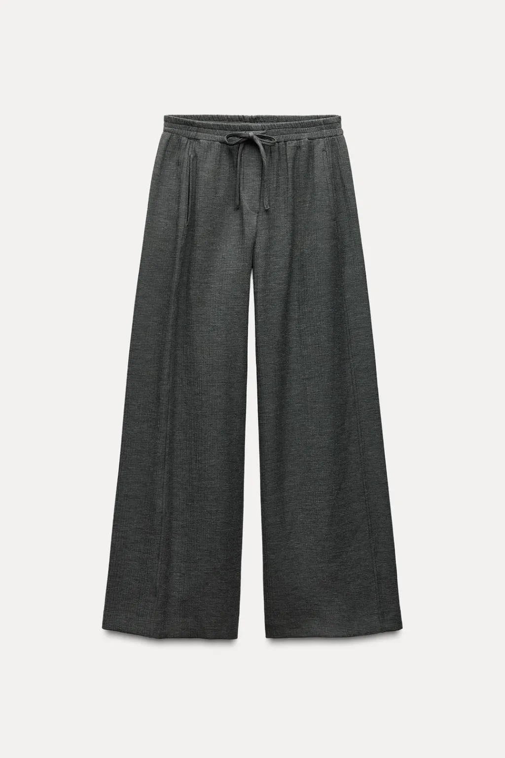 Discount PANTALÓN ANCHO CINTURA ELÁSTICA Mujer Pantalones