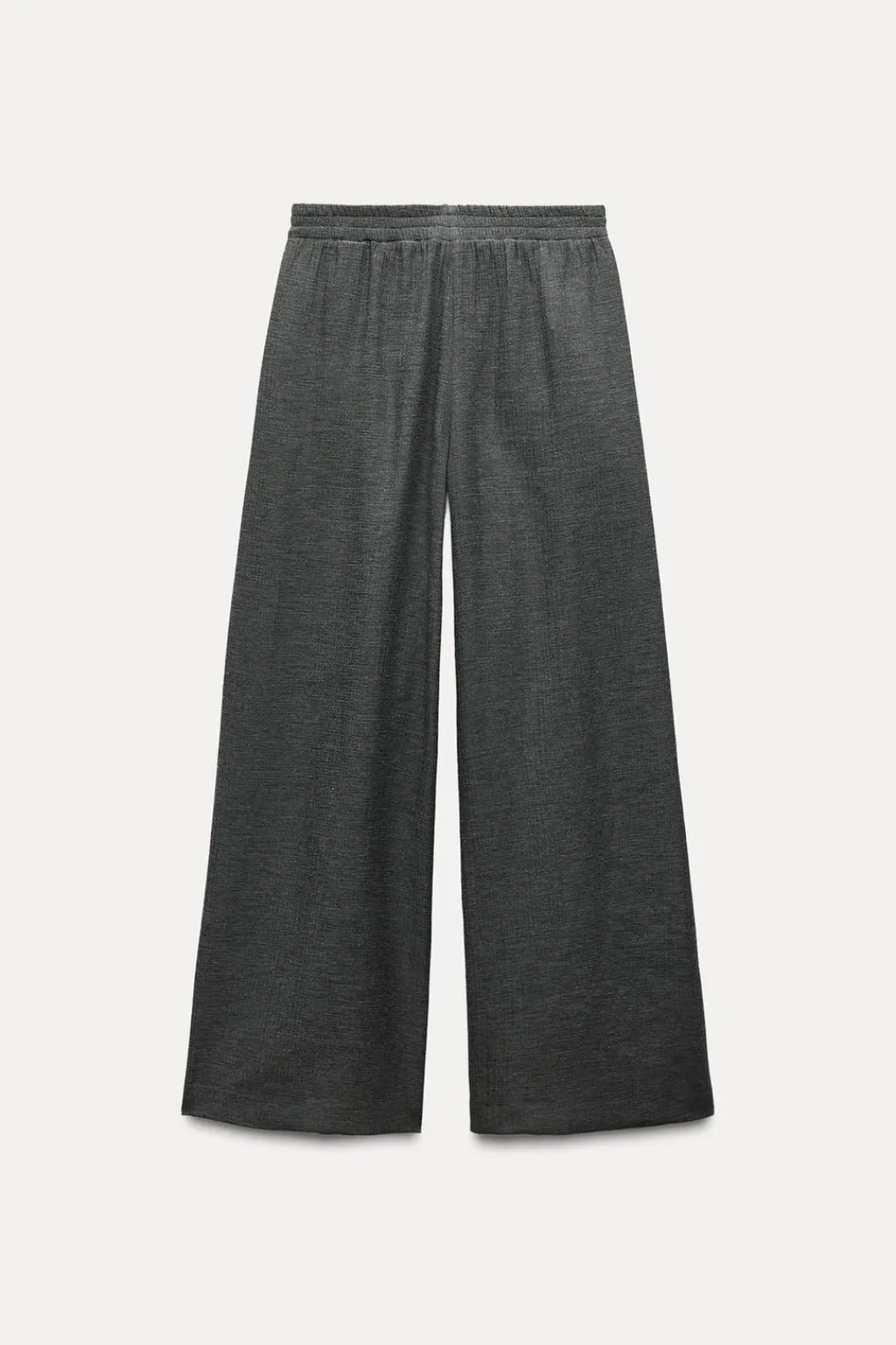 Discount PANTALÓN ANCHO CINTURA ELÁSTICA Mujer Pantalones